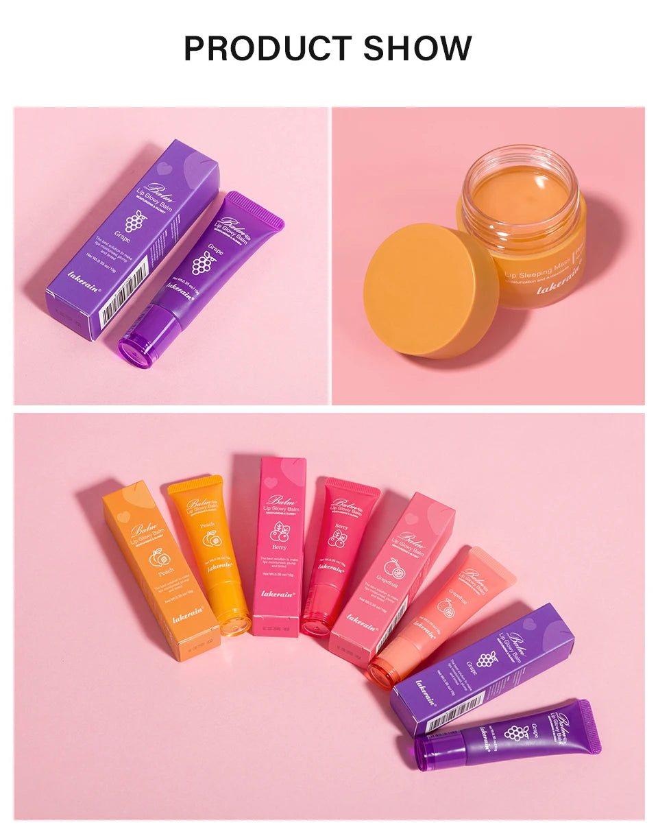 Moisturizing Lip Balm and Sleeping Mask Set for Hydrated Lips - 16