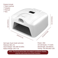 Professional Dual-Mode LED Nail Dryer Lamp