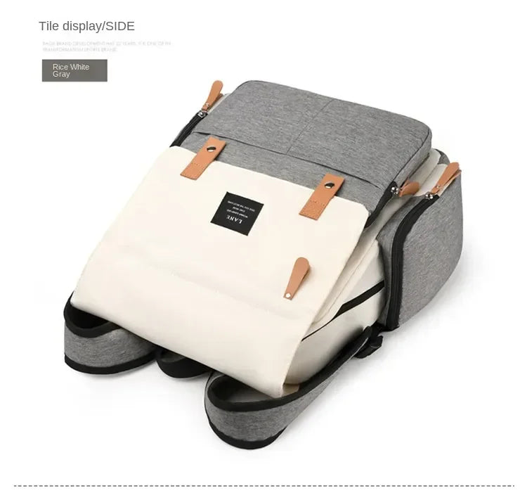 Waterproof Large Capacity Diaper Bag Backpack for Parents - 44