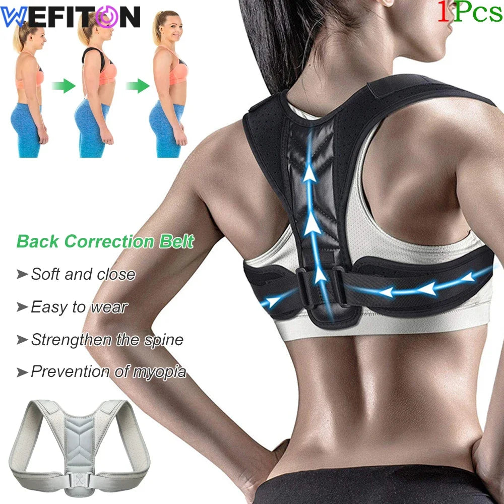 Adjustable Back Posture Corrector for Spine and Shoulder Alignment