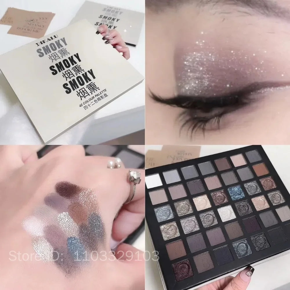 42-Color Professional Smoked Eyeshadow Palette - 8