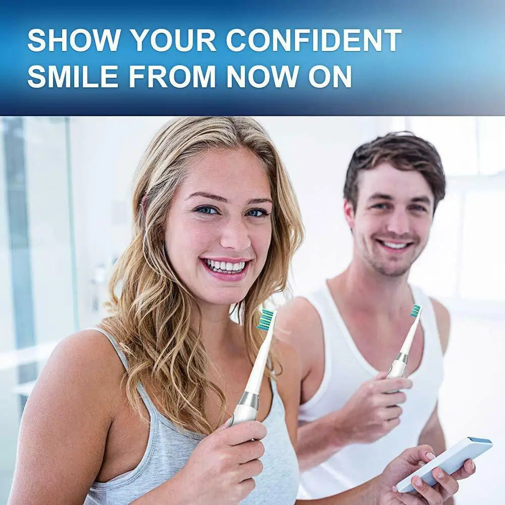 Sonic Rechargeable Electric Toothbrush with 8 Brush Heads - 13