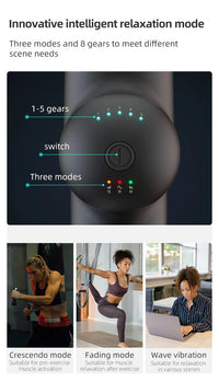 Professional Deep Tissue Percussive Massage Gun for Muscle Recovery