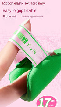 Adorable Curved-Head Makeup Sponge Puff Set