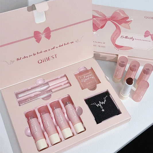 7-Piece Velvet Lip and Face Makeup Gift Set