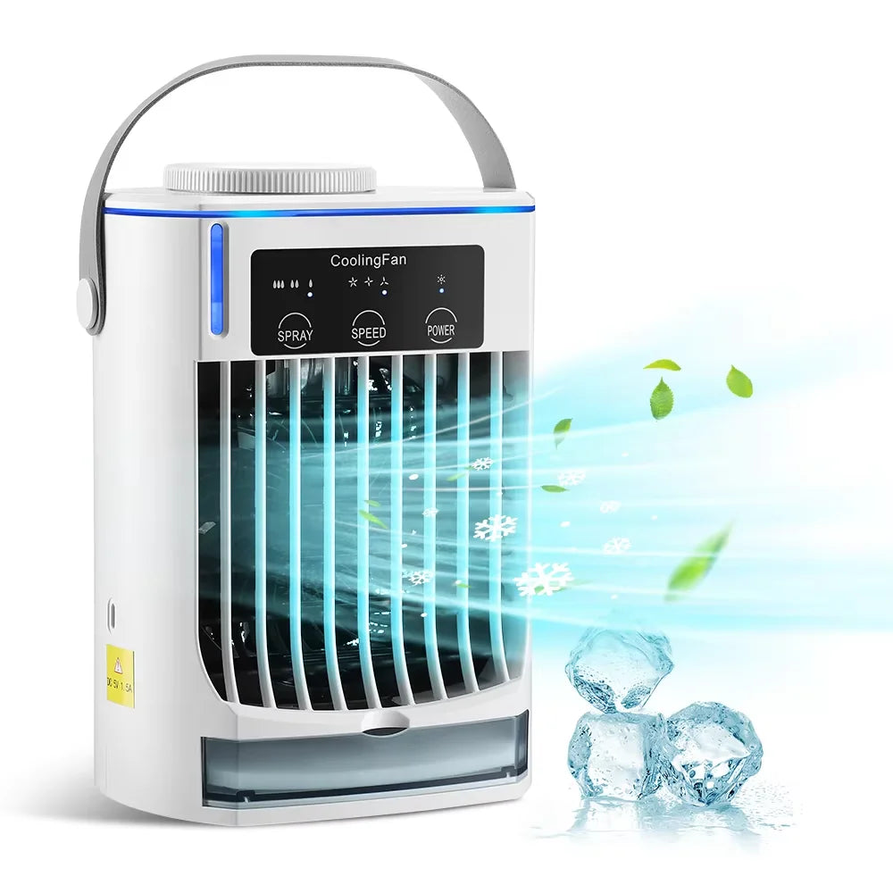 Portable Desktop Air Cooler and Humidifier Fan - 44