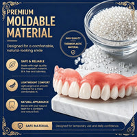 Custom Fit Moldable Cosmetic Dentures for a Natural Smile