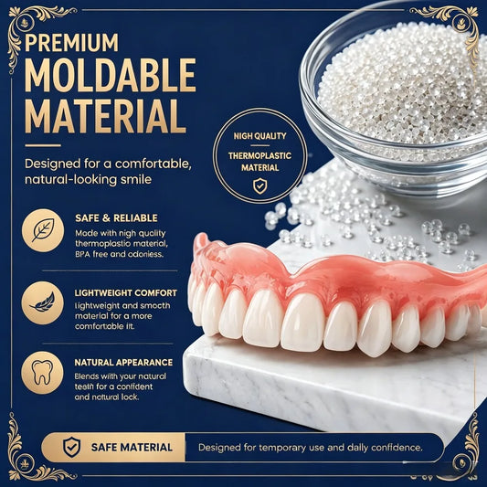 Custom Fit Moldable Cosmetic Dentures for a Natural Smile