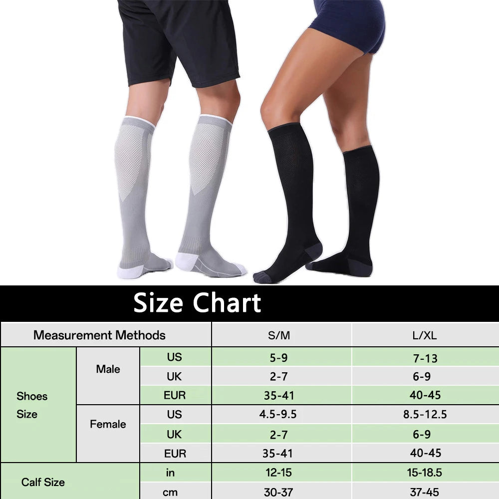 Graduated Compression Socks for Recovery and Circulation - 16