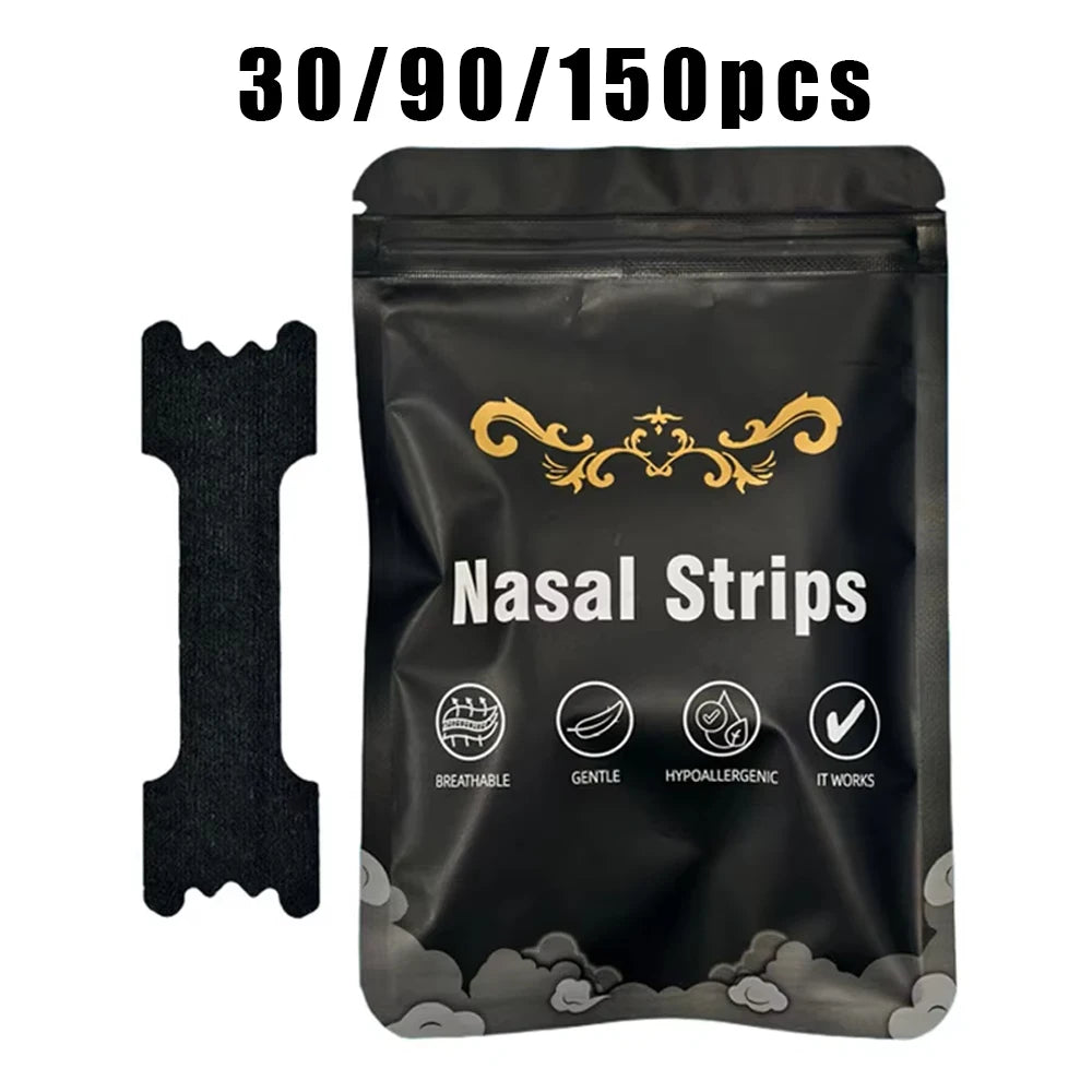 Breathable Anti-Snoring Nasal Strips for Better Sleep - 1