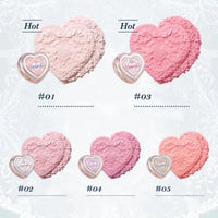 Long-Lasting Matte Embossed Face Blush Powder