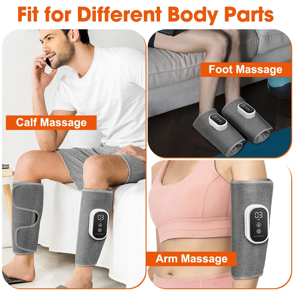 Wireless Air Compression Leg Massager for Calf Relief - 6