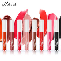 Long-Lasting Black Matte Liquid Lipstick