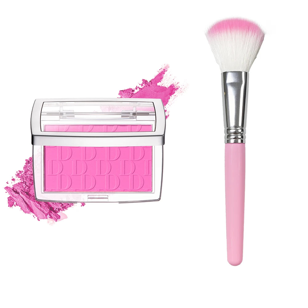 Matte Embossed Blush Palette with Brush - 30