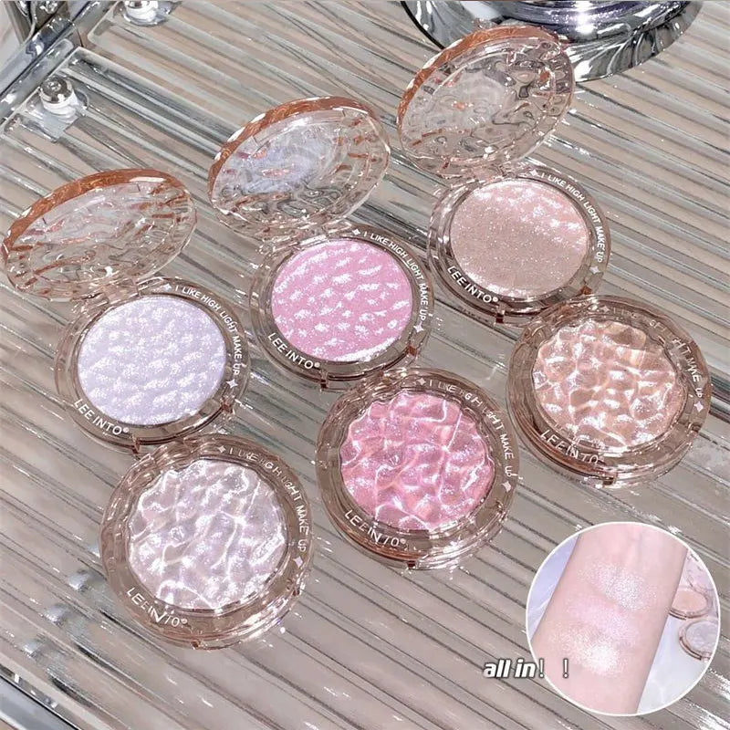 High-Gloss Pearl Highlighter Powder - 12