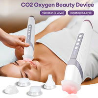 Portable CO2 Oxygen Bubble Facial Skin Care Device