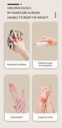 Electric Hand Massager with Heat and Compression
