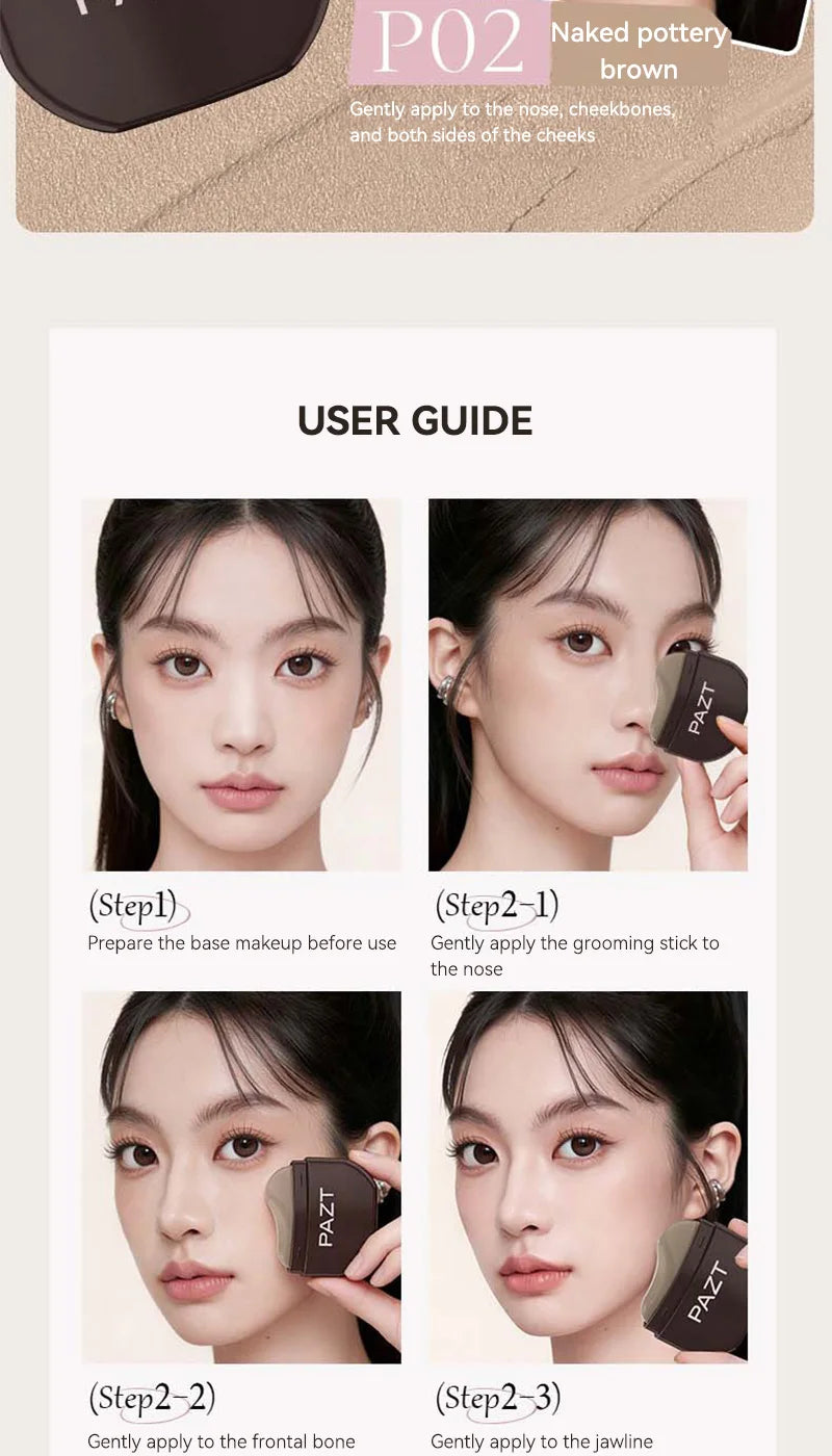 Facial Contouring Stamp for Easy Sculpting - 14