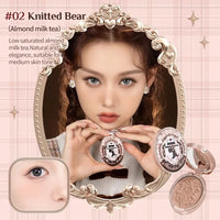 Long-Lasting Embossed Matte Powder Blush