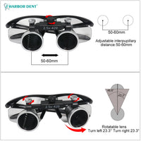 Professional Surgical Dental Loupes with LED Headlight