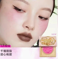 Emotional Shimmer Pressed Powder Blush for Natural Radiant Glow