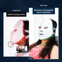 7-Color LED Photon Light Therapy Facial Mask