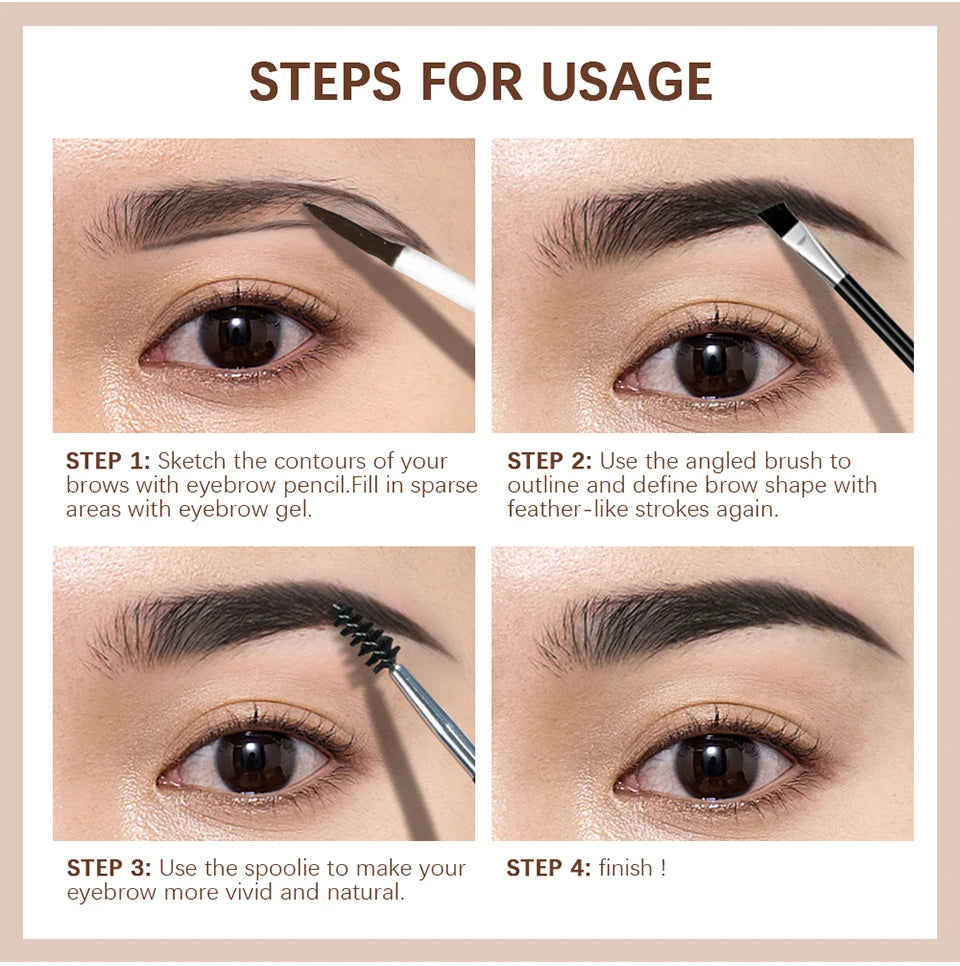 Waterproof Long-Lasting Eyebrow Tint Gel - 12