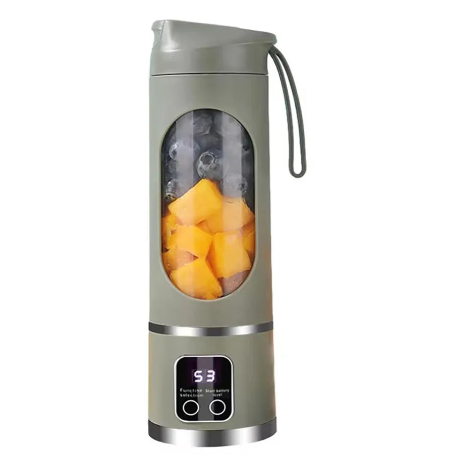 Portable USB Rechargeable Mini Blender with Digital Display - 14