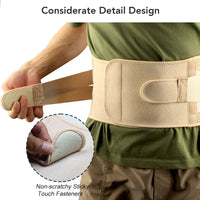 Adjustable Lumbar Support Brace for Lower Back Pain Relief
