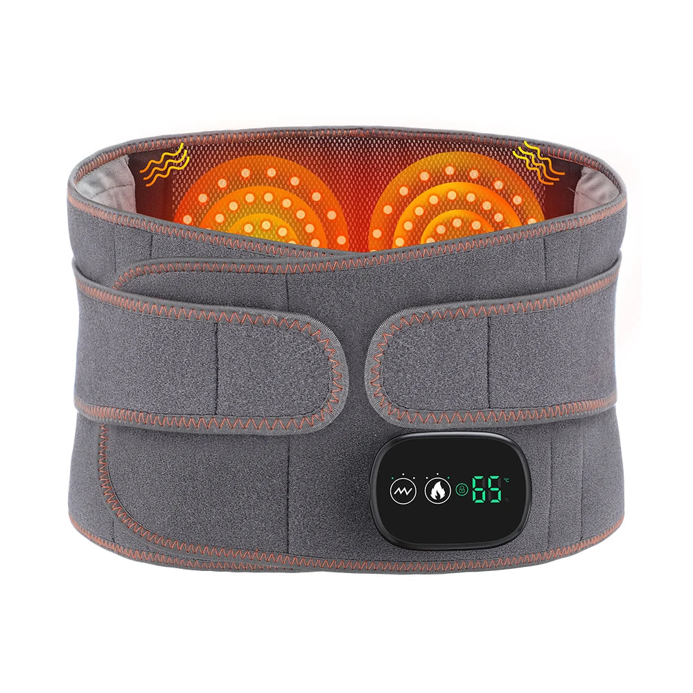 Heated Lumbar Massage Belt for Back Pain Relief - 8