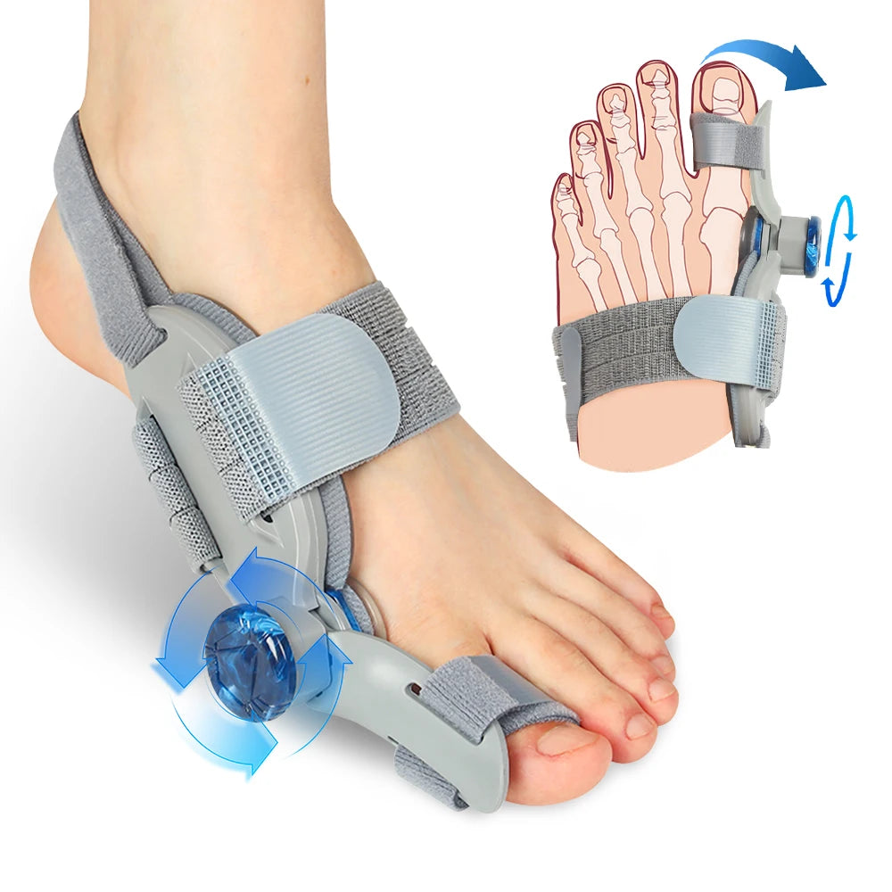 Adjustable Bunion Corrector and Toe Straightener for Pain Relief - 1