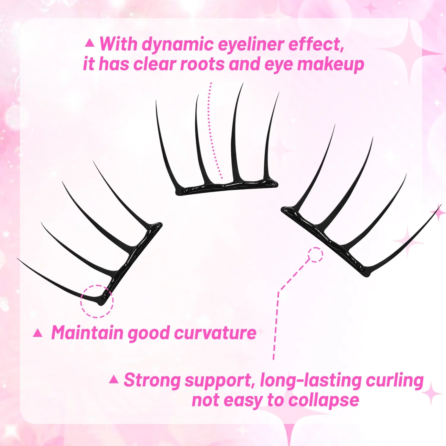 Self-Adhesive Cluster False Eyelashes for Quick Daily Application - 4