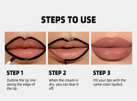 Waterproof Peel-Off Matte Lip Liner Stain