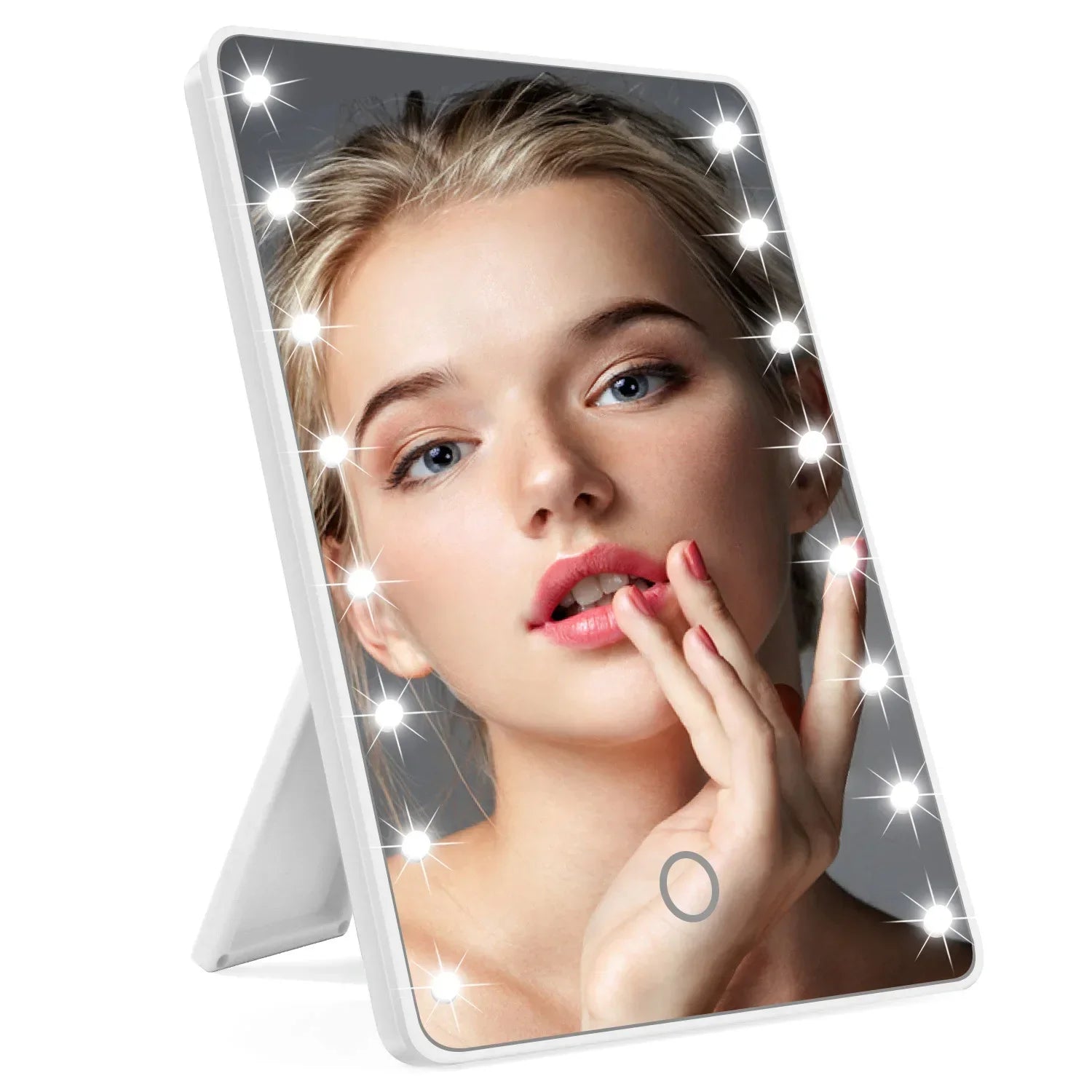 LED Touch Adjustable Makeup Mirror for Daily Beauty Routine - 3