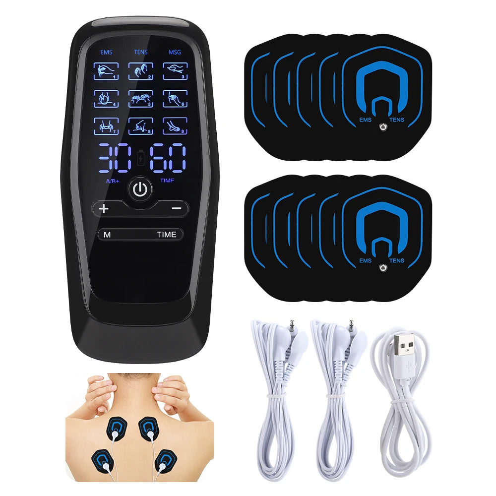 Portable Electric Muscle Relief TENS & EMS Massager - 1