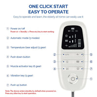 Electric Lumbar Traction Massager for Back Pain Relief