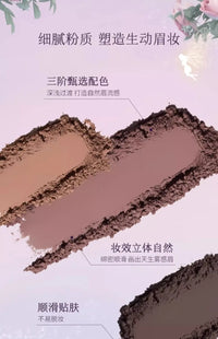 3-Color Waterproof Eyebrow Powder Palette