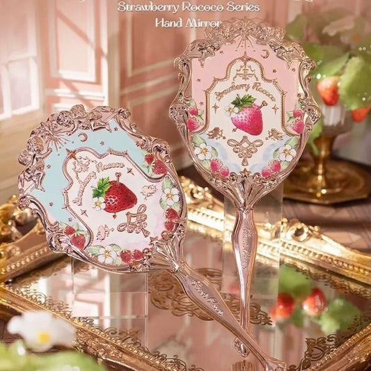 Vintage Style Decorative Handheld Makeup Mirror