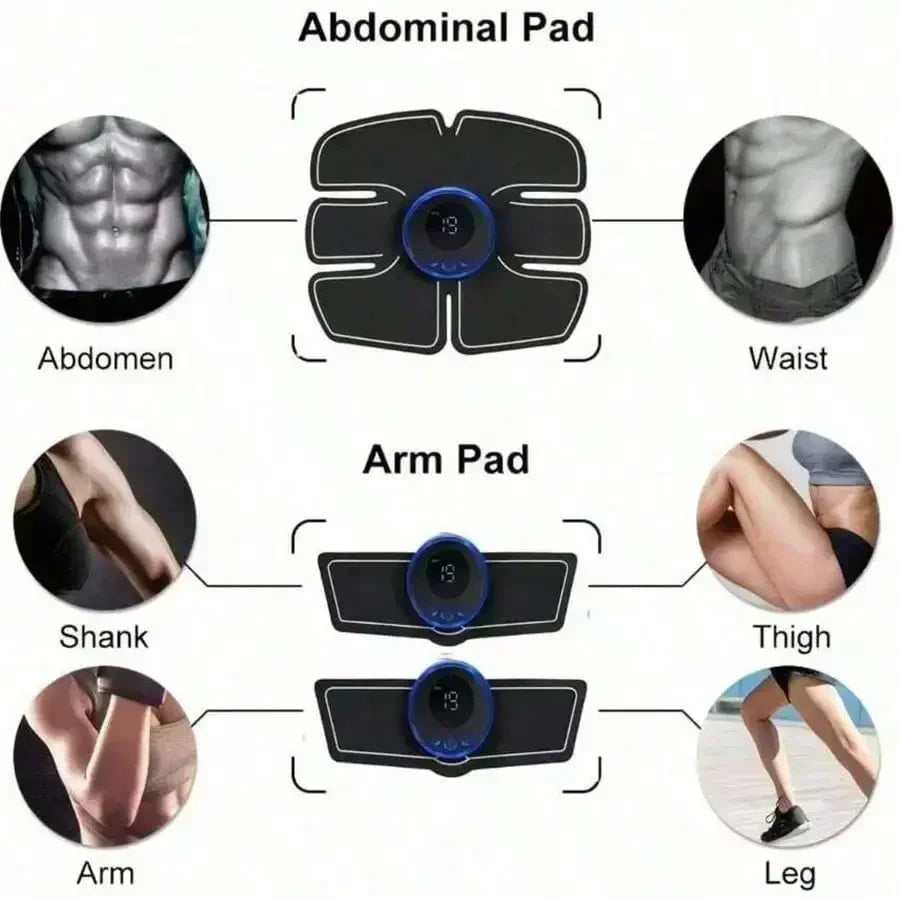 Wireless Rechargeable EMS Muscle Stimulator Toner - 5