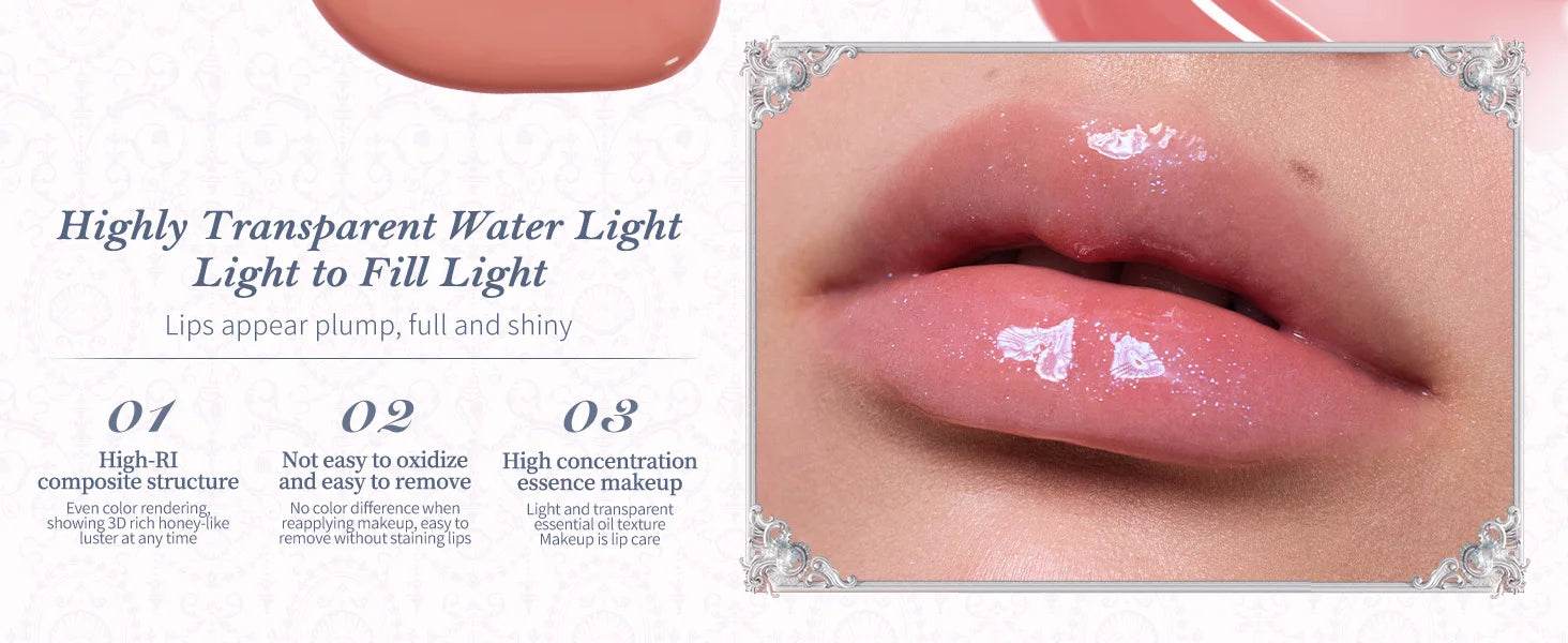 Hydrating Mermaid Shell Lip Gloss for Plump High-Shine Lips - 9