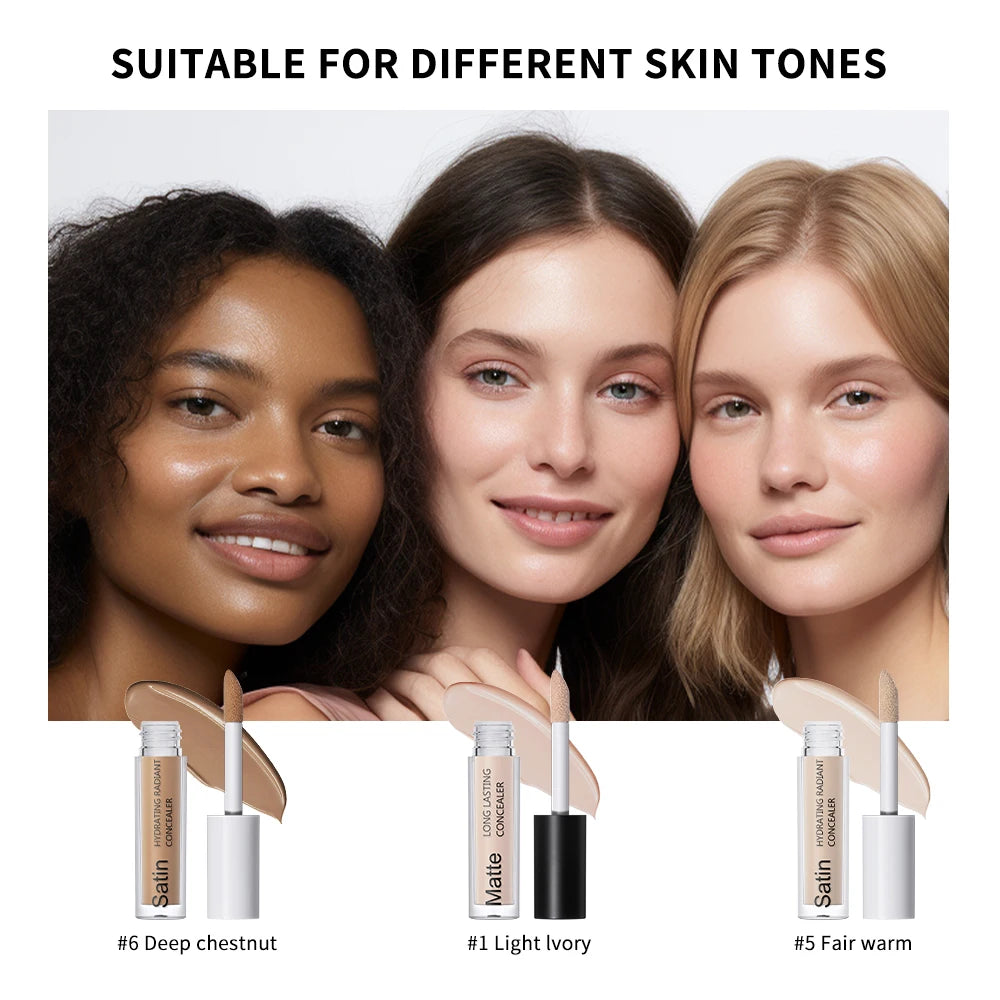 High-Coverage Long-Lasting Matte Face Concealer - 3