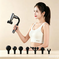Long Handle Rechargeable Deep Tissue Massage Gun