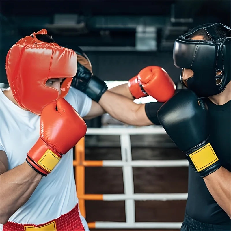 Professional Protective Boxing Headgear for Combat Training - 3