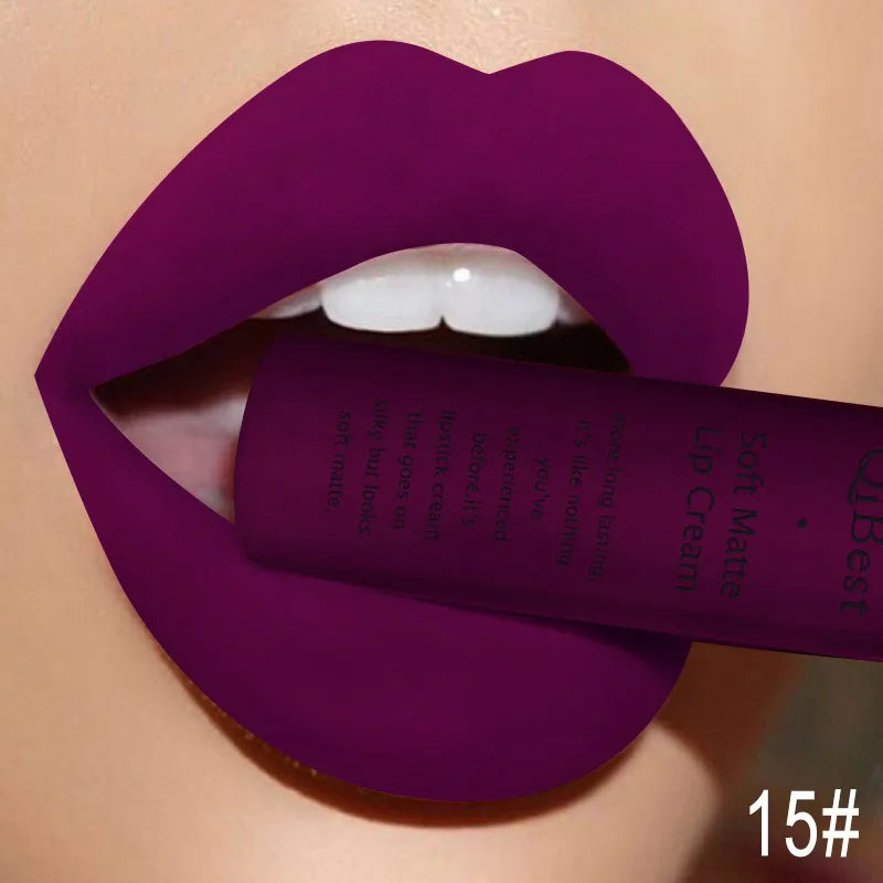 Velvet Matte Long-Lasting Liquid Lipstick - 24