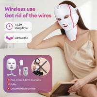 7-Color Photon LED Face and Neck Rejuvenation Mask