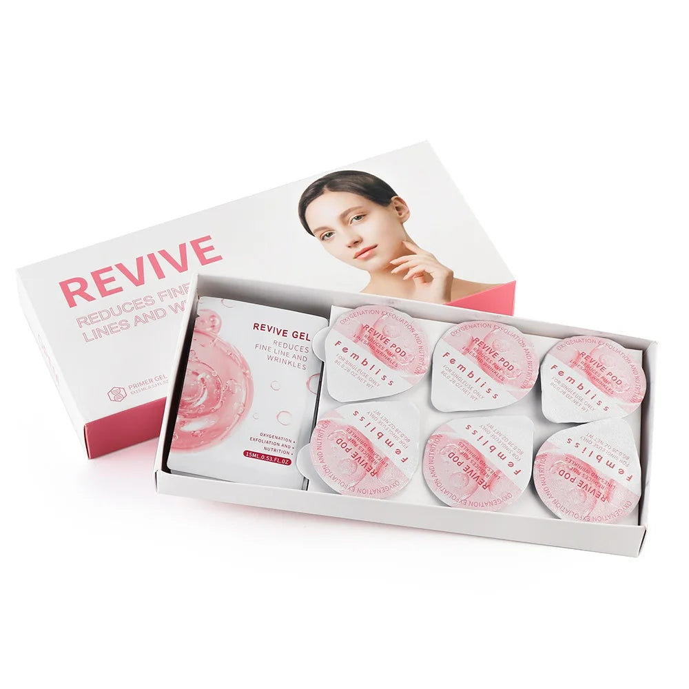 CO2 Oxygen Facial Treatment Capsule and Gel Kit - 25