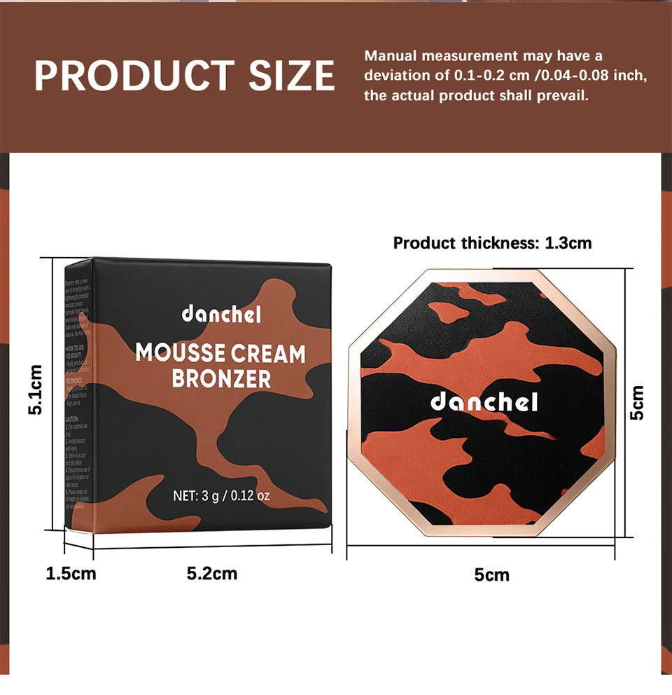 Long-Lasting Mousse Cream Bronzer and Contour - 14