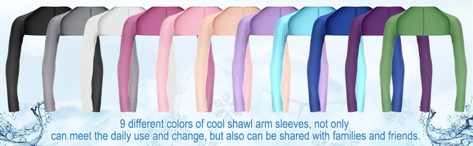 Cooling Sun Protection Arm Shawl for Outdoor Sports - 8
