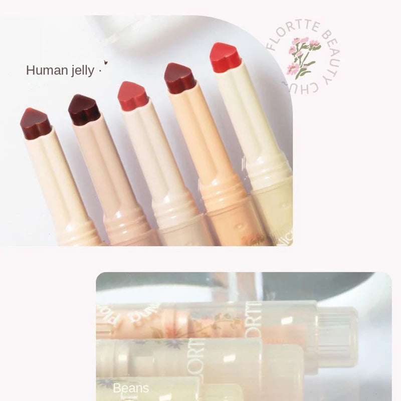 Mirror Shine Heart Shape Moisturizing Lipstick Pencil - 6