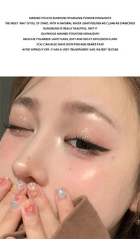 High-Gloss Pearl Highlighter Powder